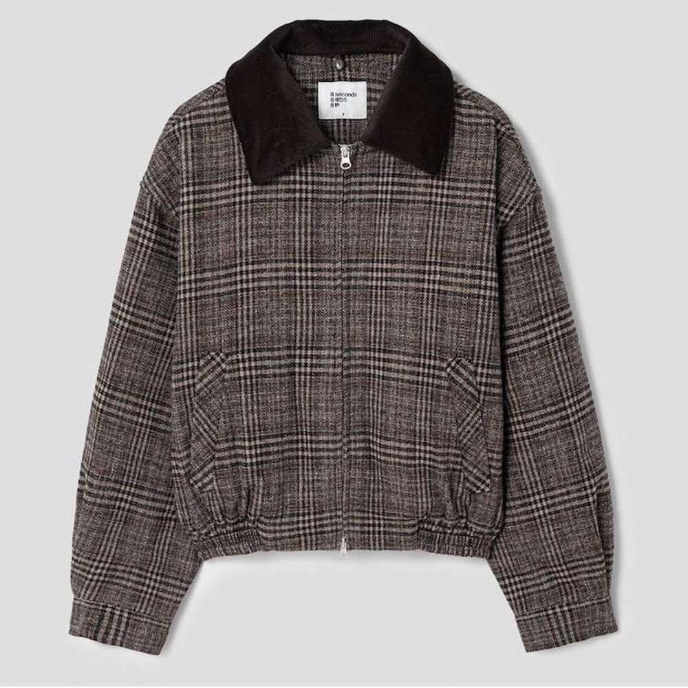 8seconds Plaid Bomber Jacket - Small